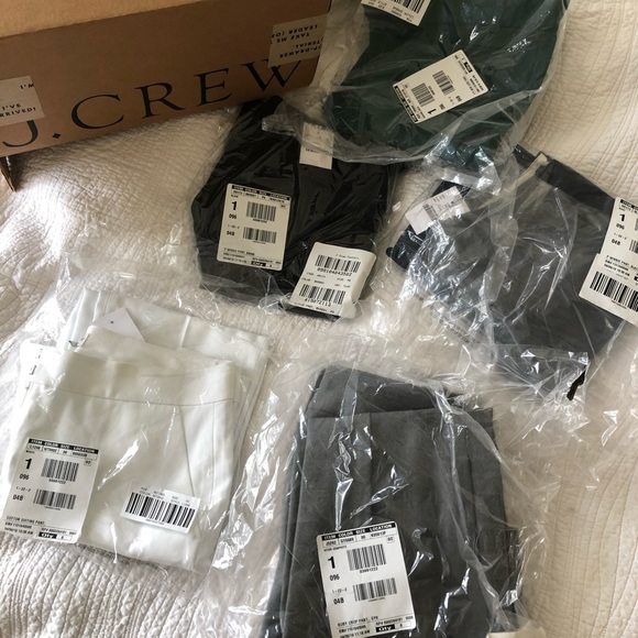 NWT: Never worn! White J.Crew trousers size 00 - Picture 2 of 4